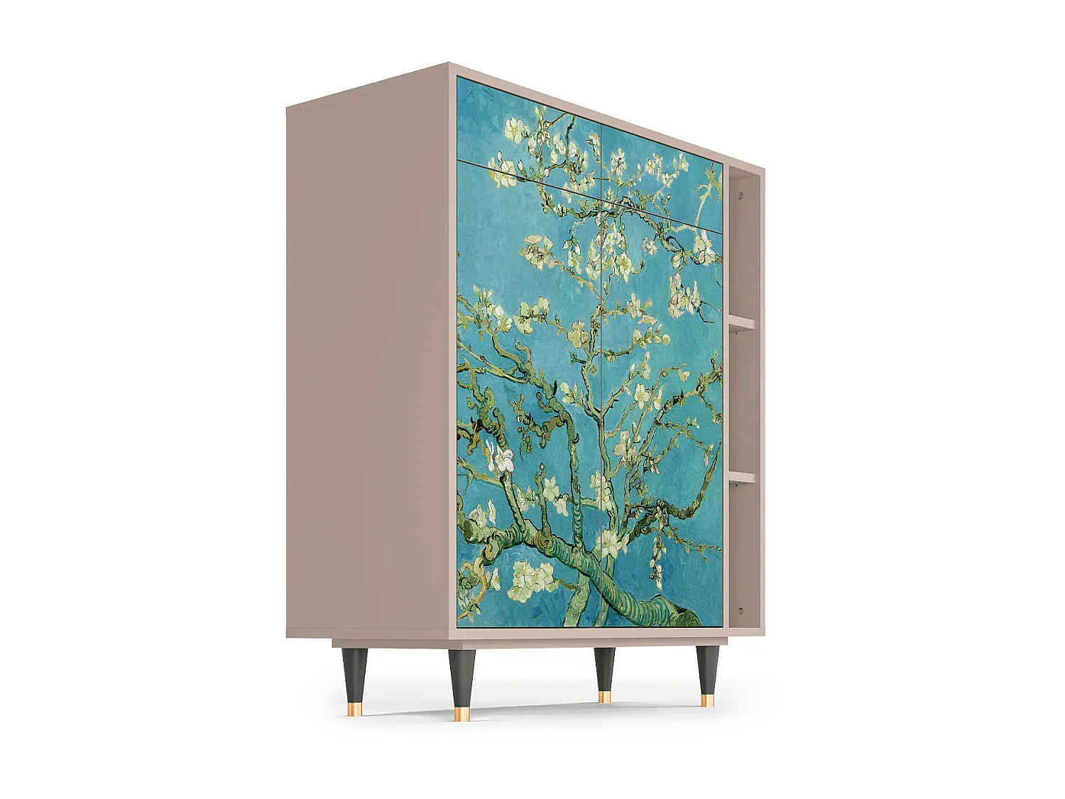 Kredens - 96х110х41 cm - BS6 - Almond Blossom, Latte