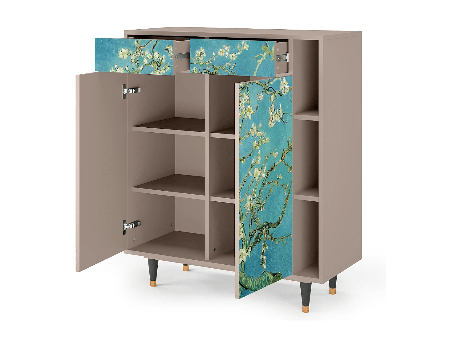 Credenza - 96х110х41 cm - BS6 - Almond Blossom, Latte