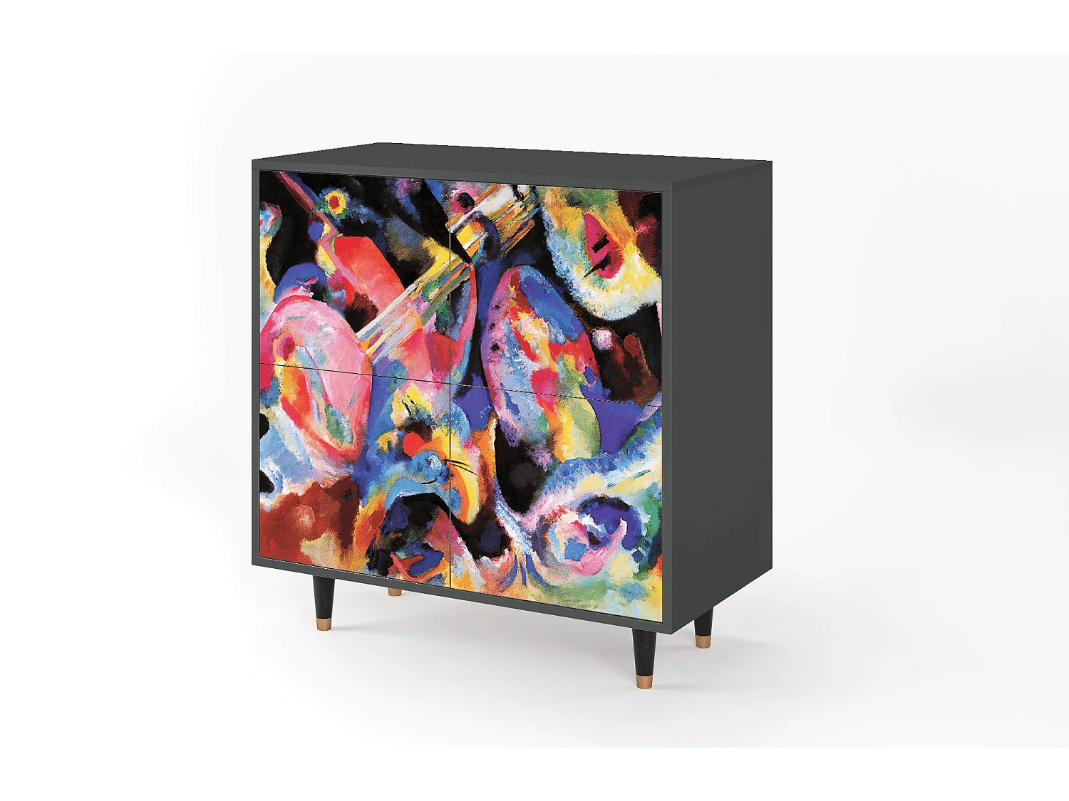Buffet - 94x96x48 cm - BS3 - Kandinsky, Anthracite