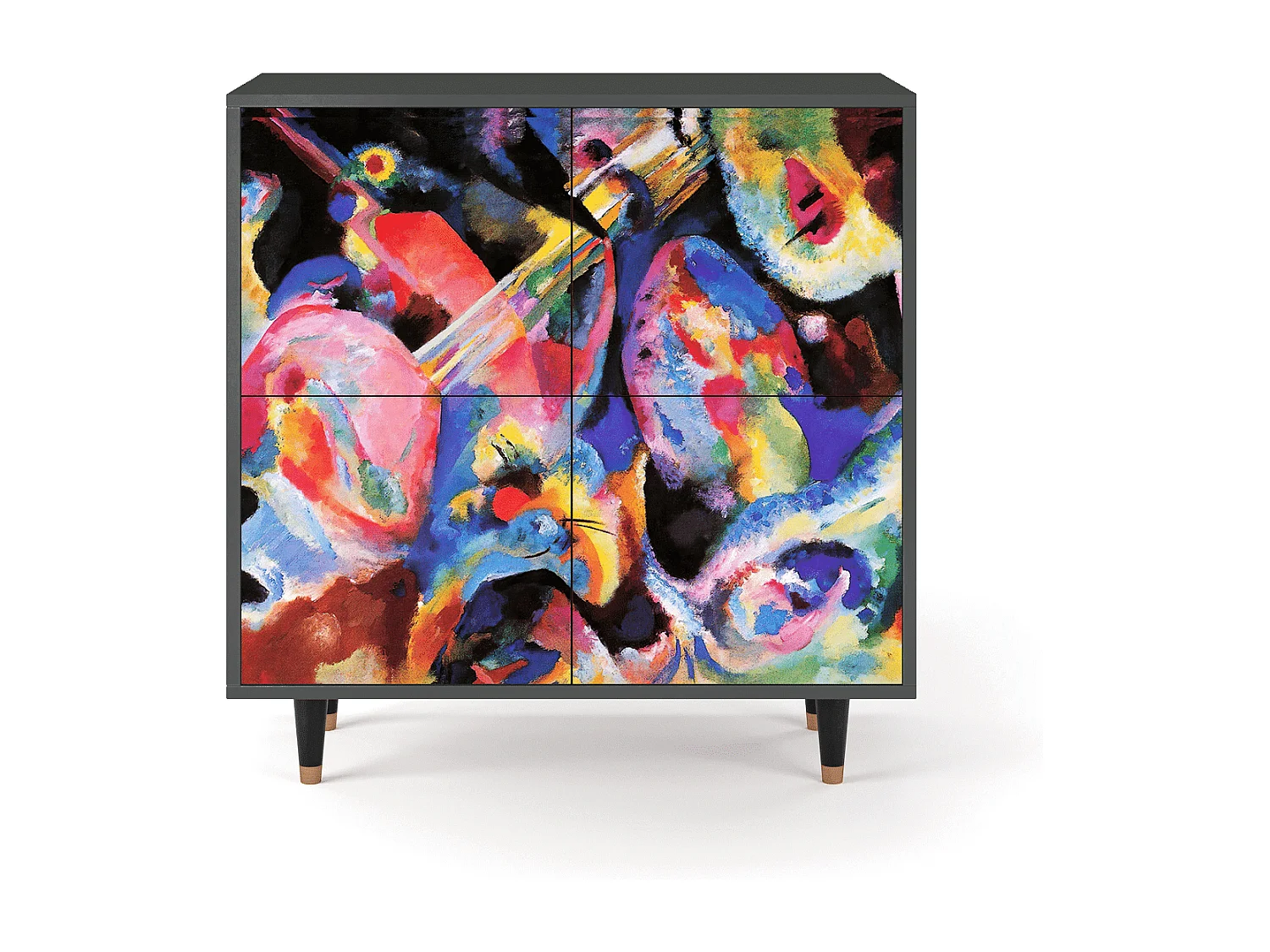 Kredens - 94x96x48 cm - BS3 - Kandinsky, Antracyt
