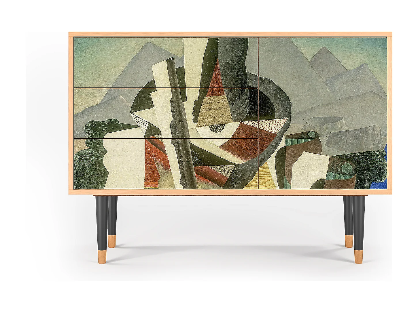 Buffet - 115х84х41 cm - S3 - The Cubist Paintings , Noyer