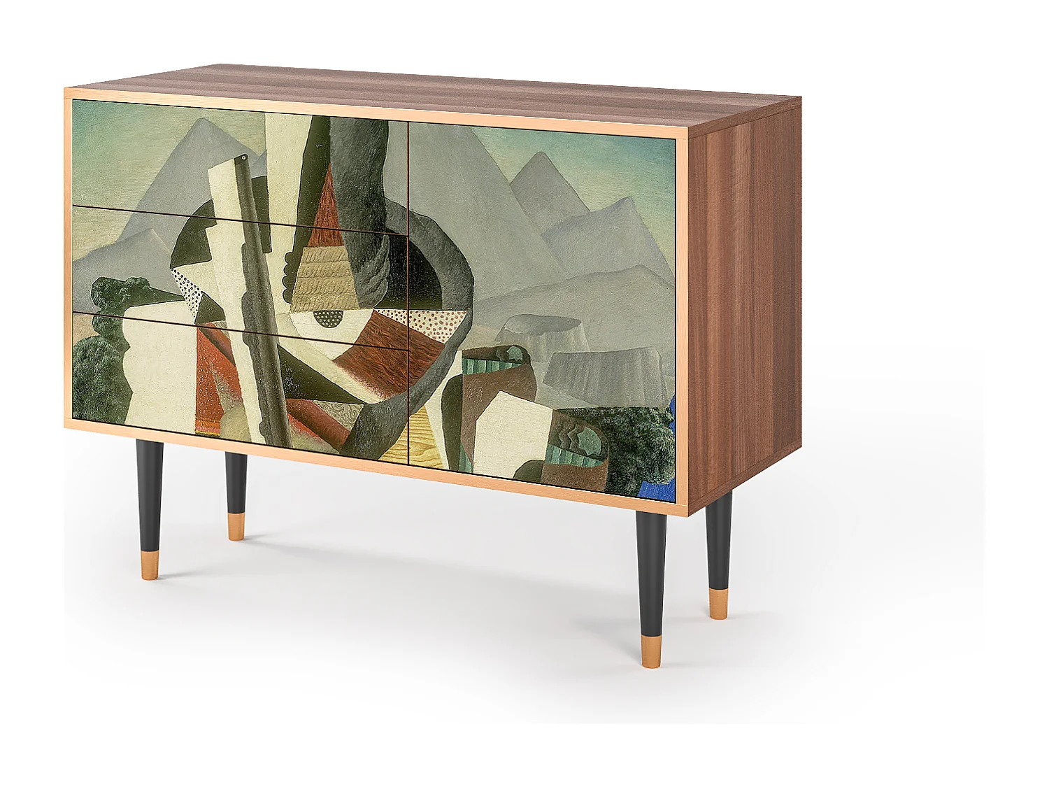 Buffet - 115х84х41 cm - S3 - The Cubist Paintings , Noyer