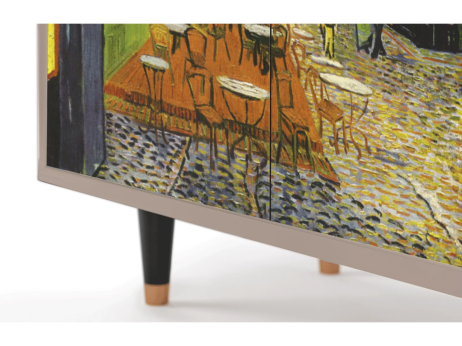 Aparador - 94x96x48 cm - BS3 - Café Terrace at Night, Latte