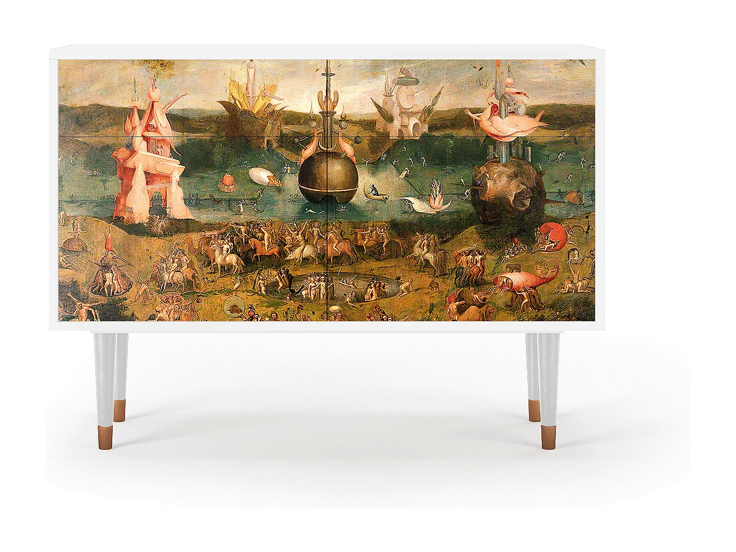 Buffet - 115x85x48 cm - BS4 - Garden of Delights , Blanc