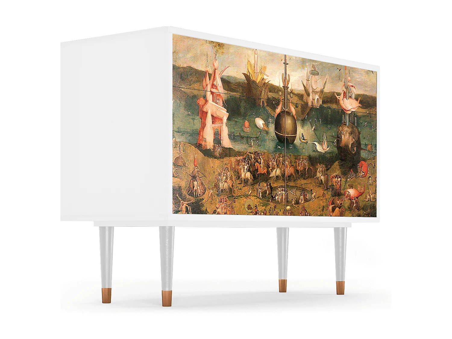 Buffet - 115x85x48 cm - BS4 - Garden of Delights , Blanc
