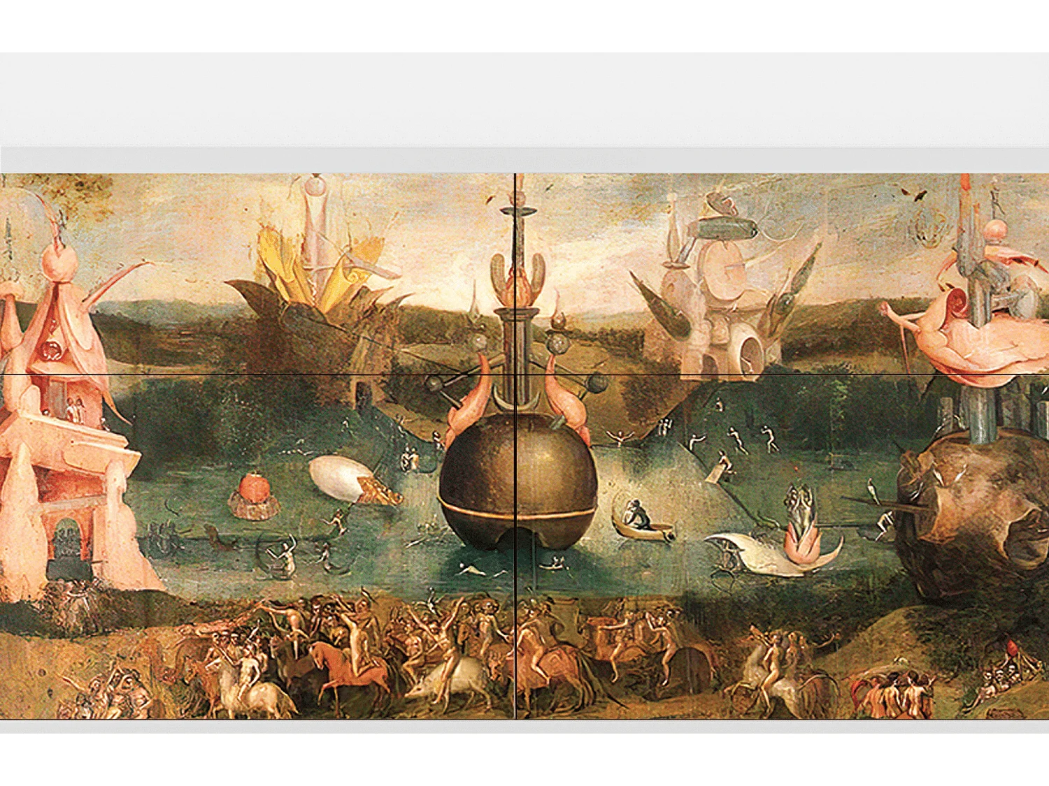 Buffet - 115x85x48 cm - BS4 - Garden of Delights , Blanc