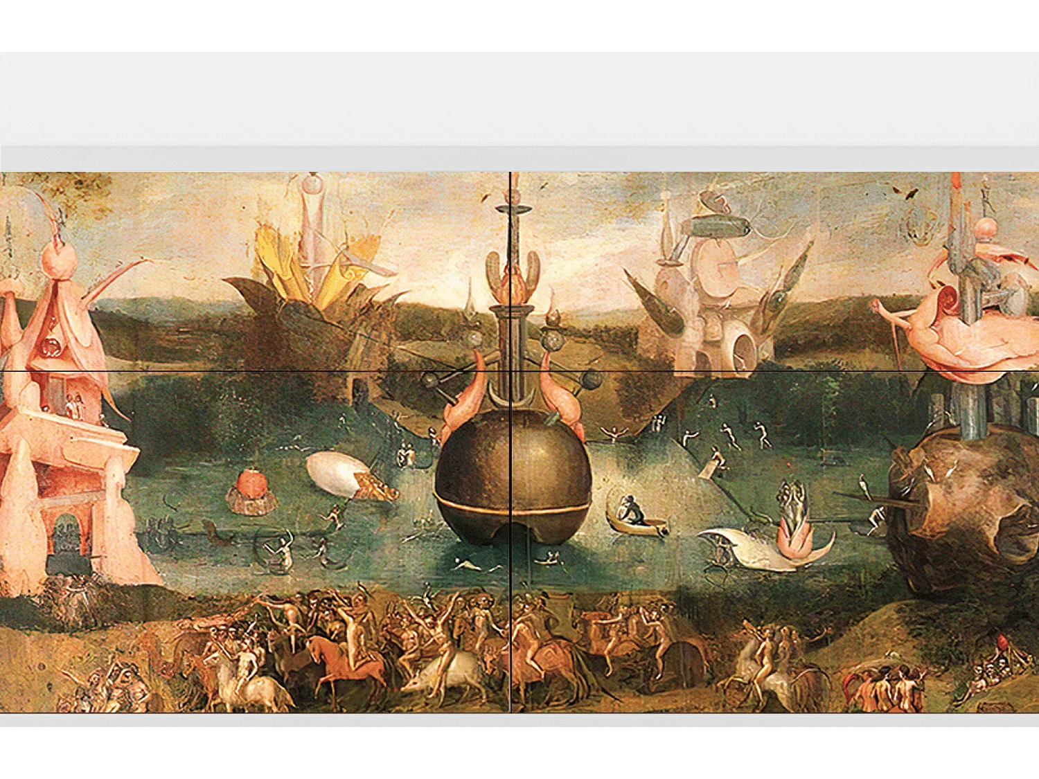 Buffet - 115x85x48 cm - BS4 - Garden of Delights , Blanc