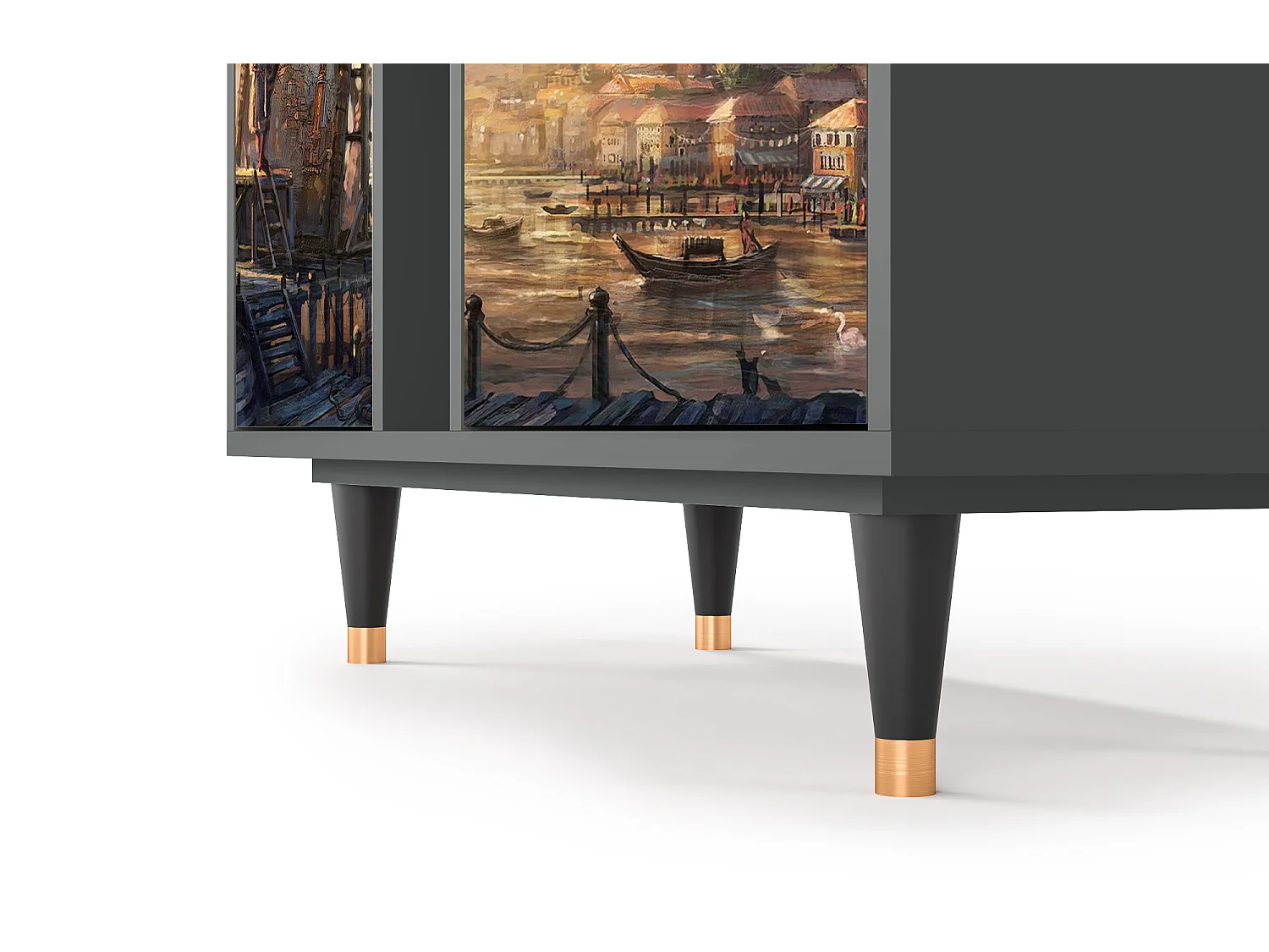 Dressoir - 94х96х41 cm - BS5 - Venice, Antraciet