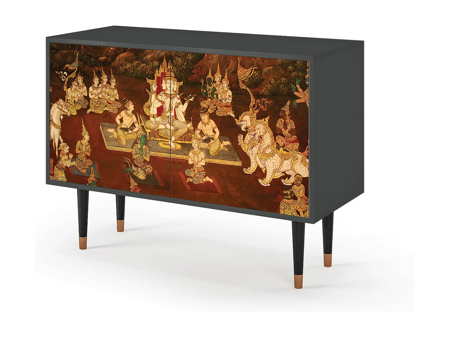 Credenza - 115x85x48 cm - BS4 - Malyavan, Antracite