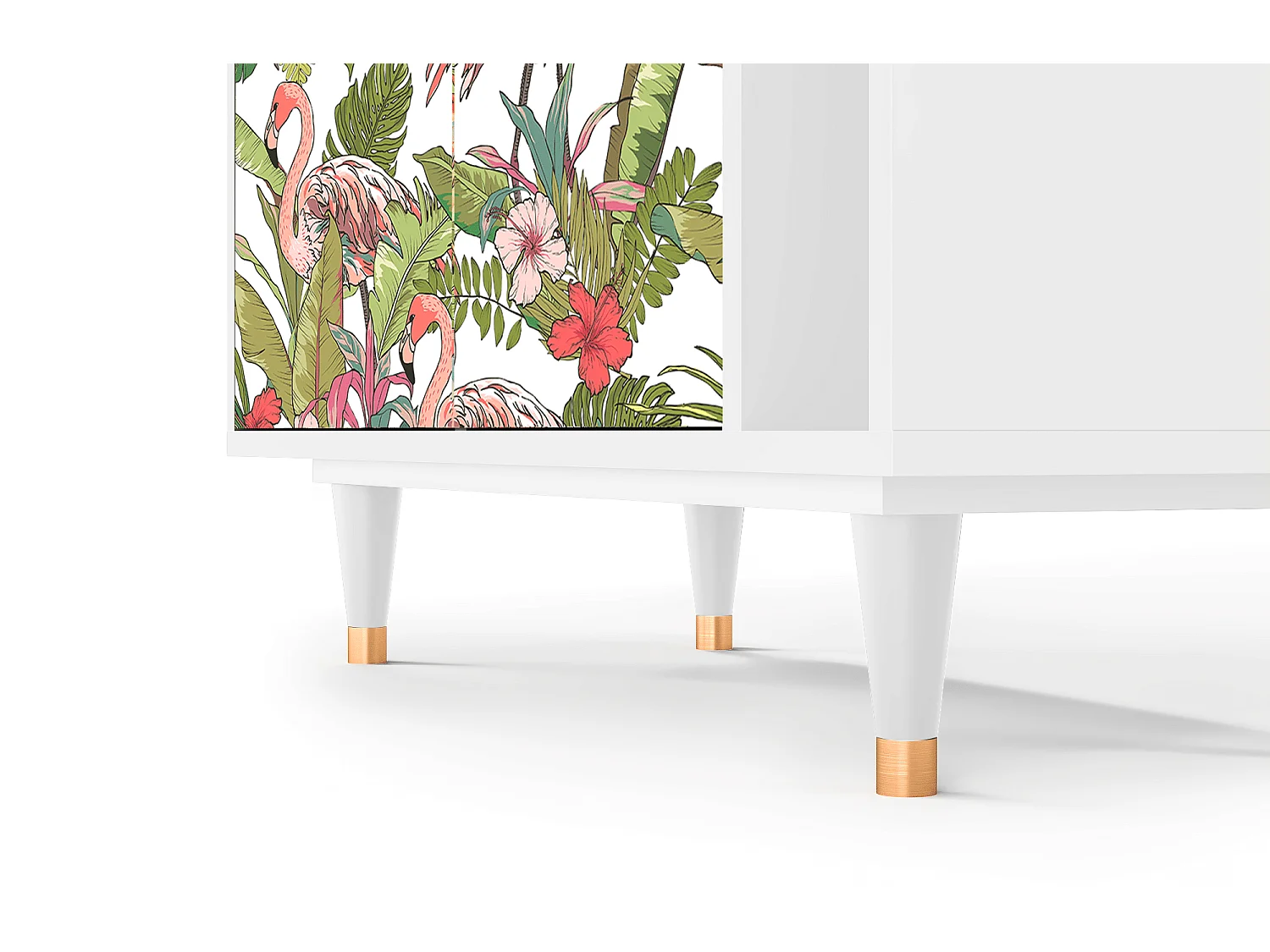 Sideboard - 96х110х41 cm - BS6 - Sweet Flamingo, Weiß