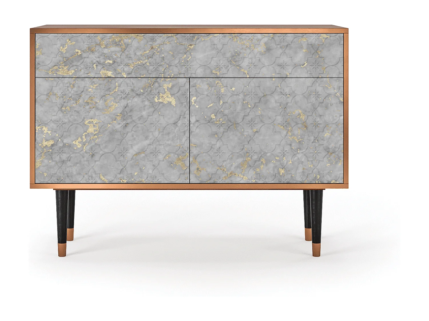 Aparador - 115x85x48 cm - BS4 - Mariana Trench, Nogueira