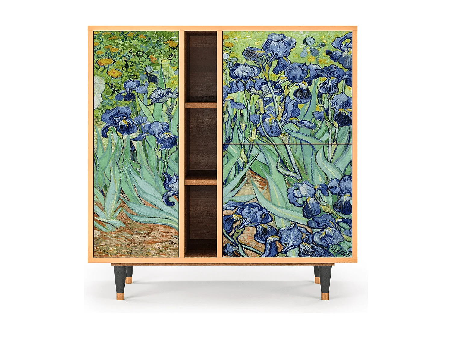 Credenza - 94х96х41 cm - BS5 - Irises , Noce