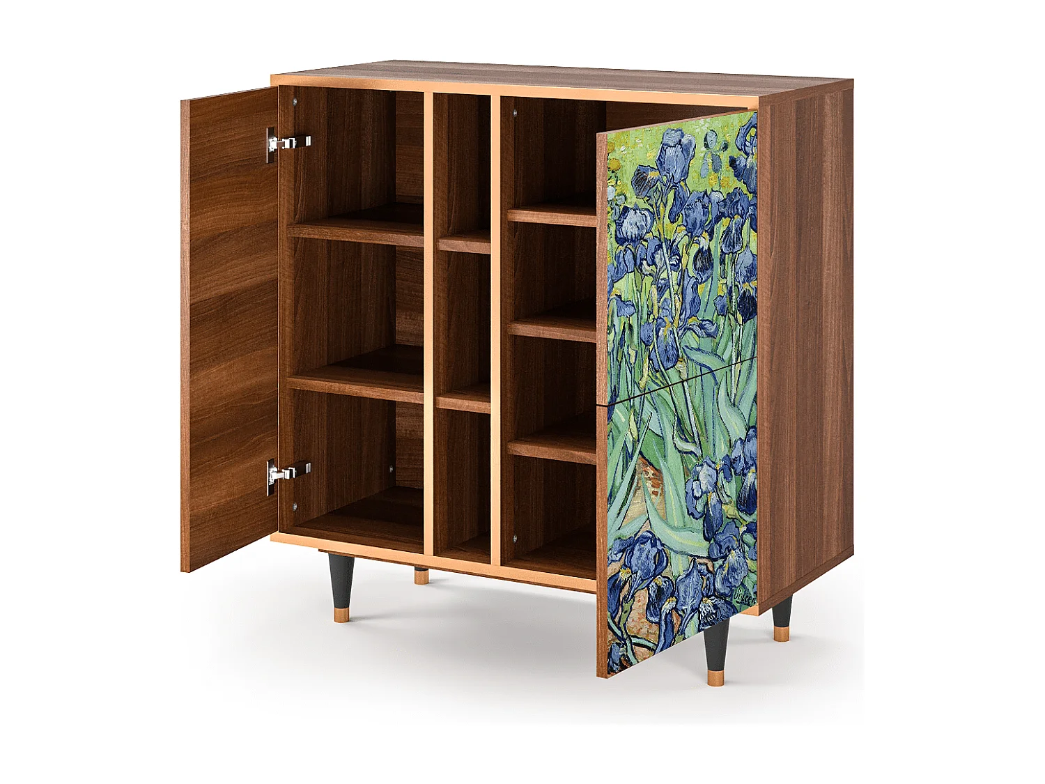 Credenza - 94х96х41 cm - BS5 - Irises , Noce