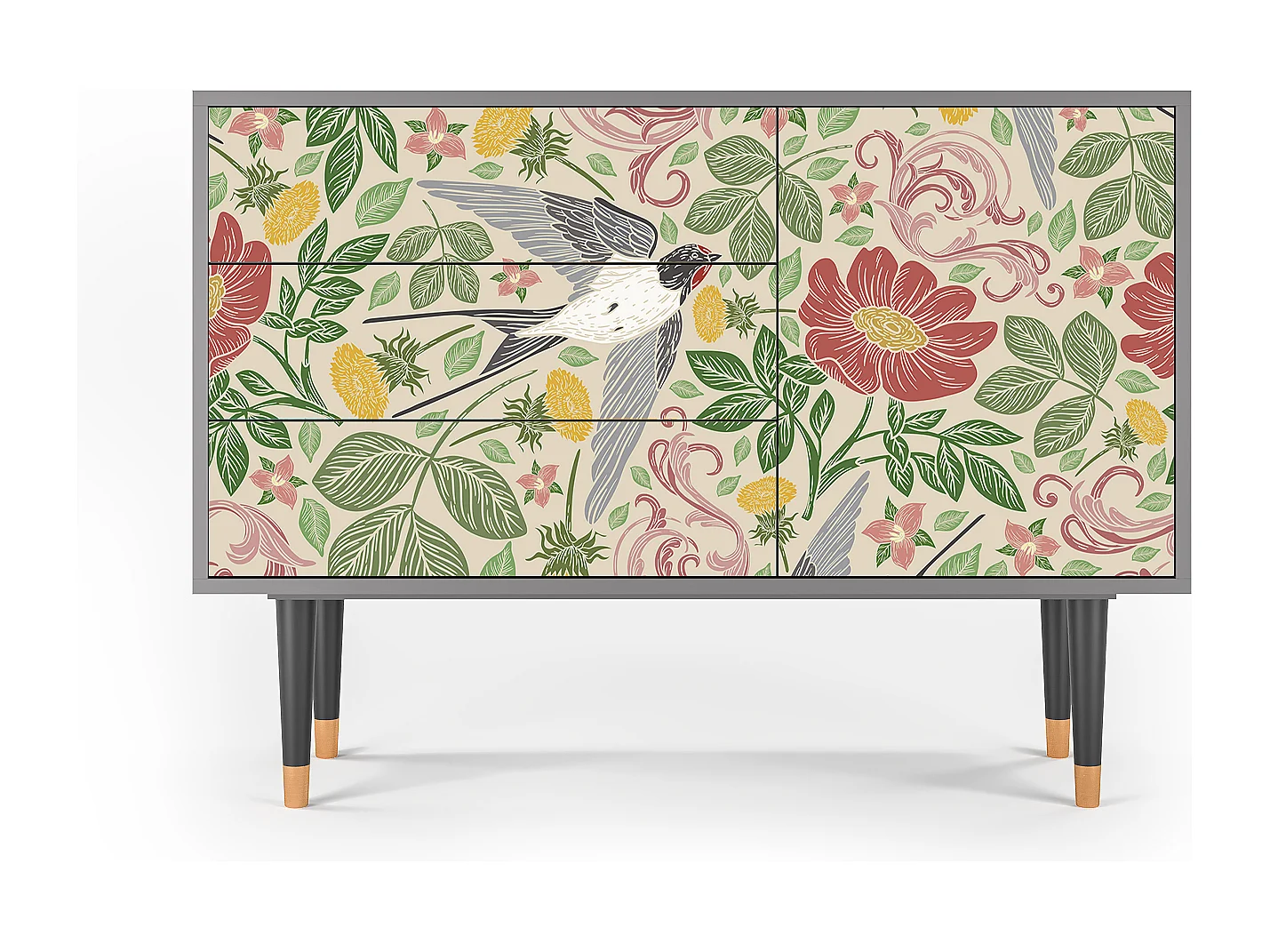 Buffet - 115х84х41 cm - S3 - Spring Swallow, Gris