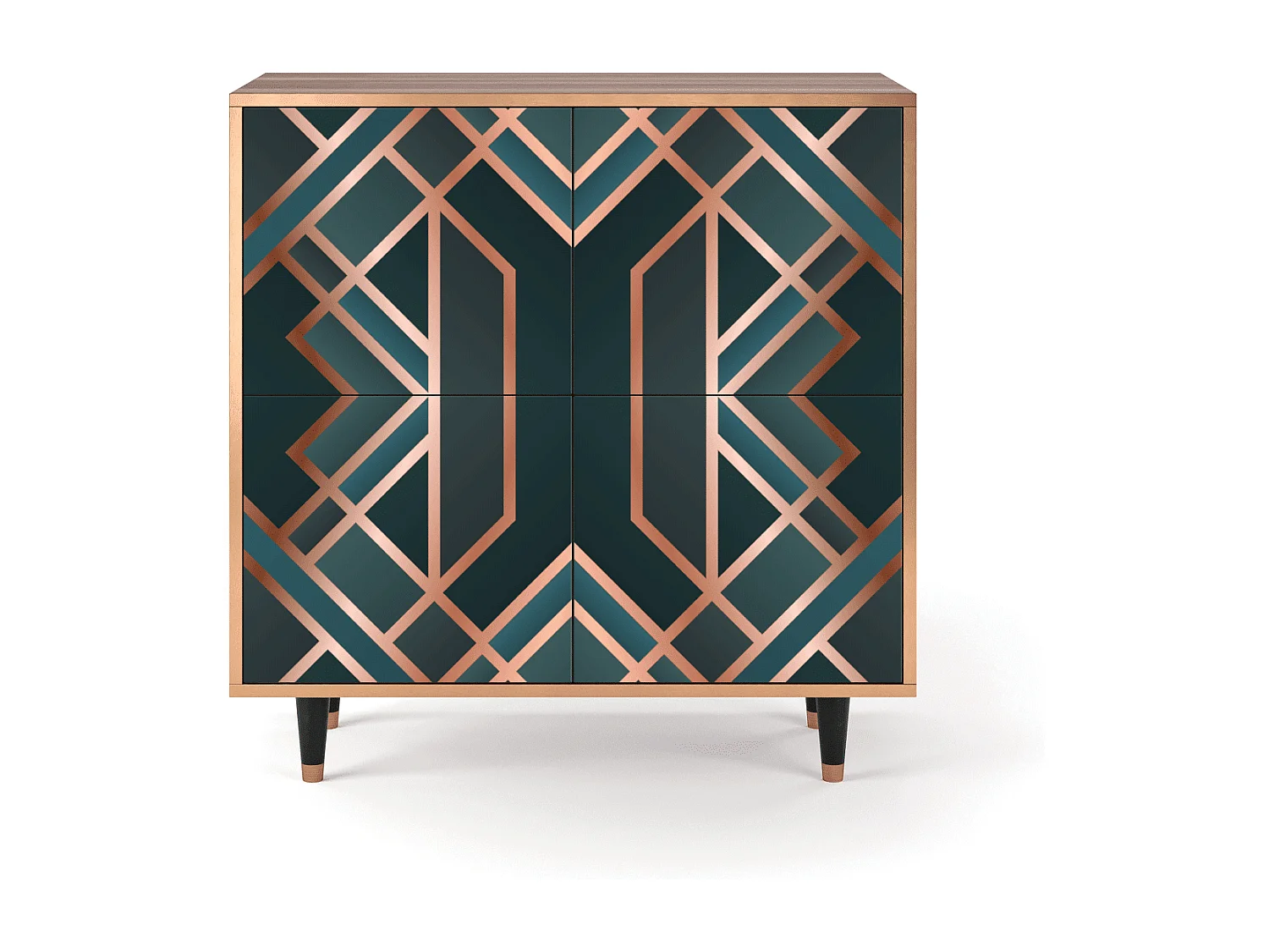 Buffet - 94x96x48 cm - BS3 - Bronze Crossroad, Noyer