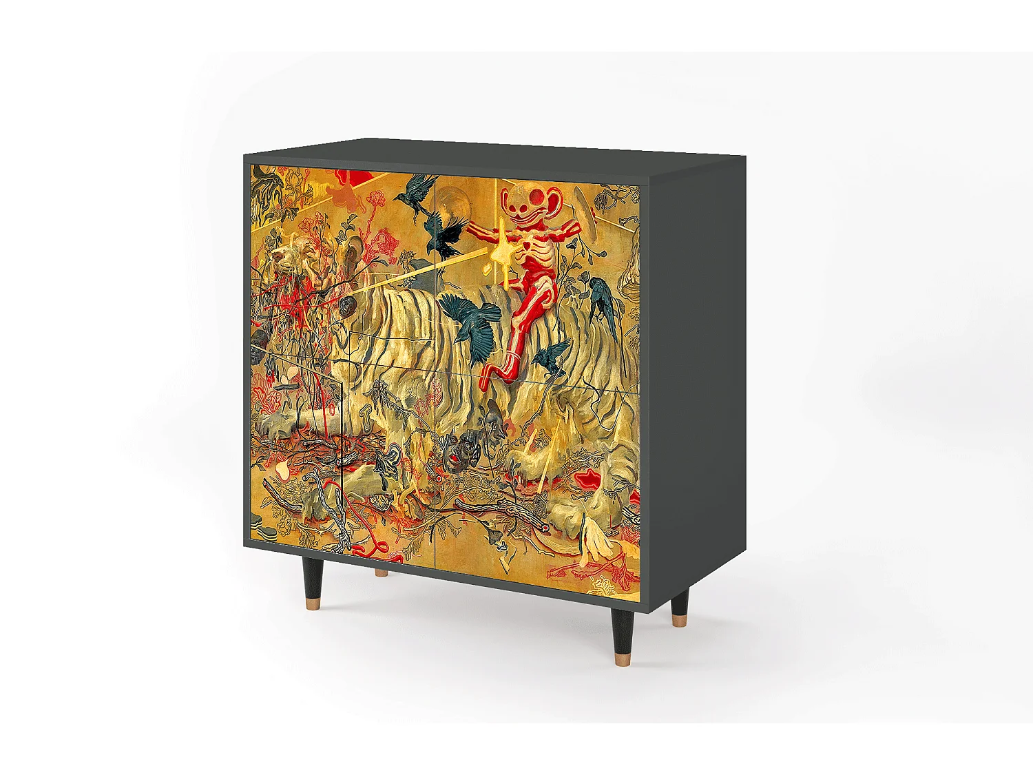 Buffet - 94x96x48 cm - BS3 - Blood by James Jean, Anthracite