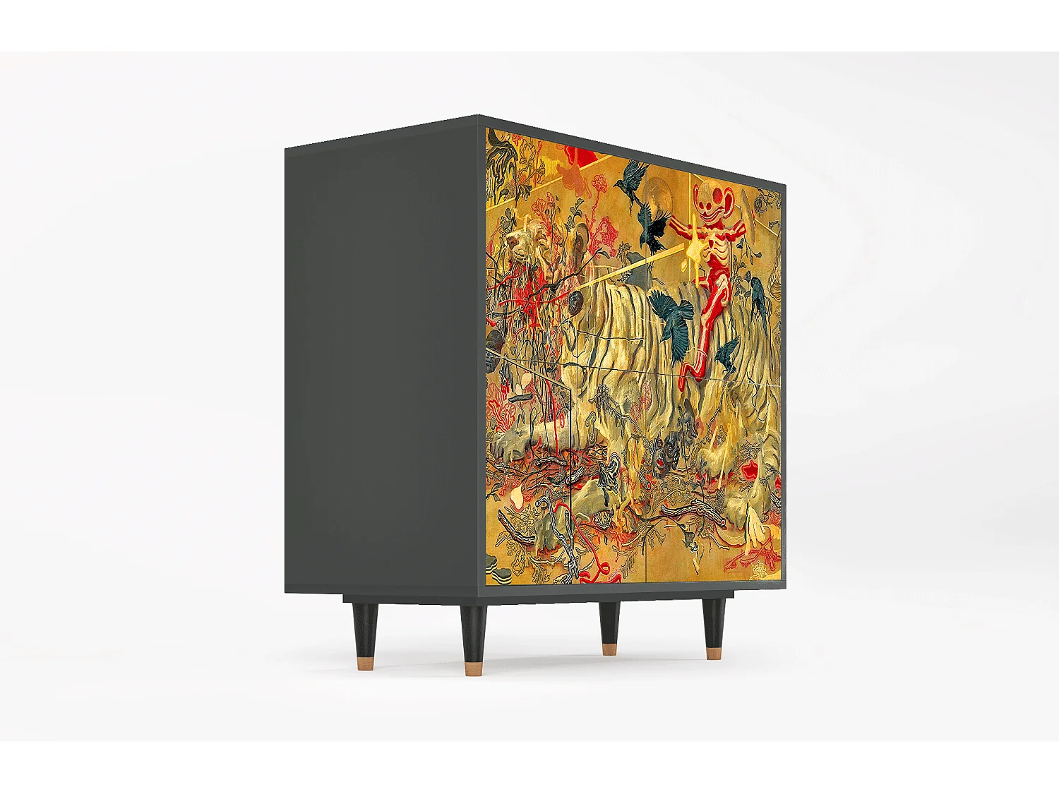 Credenza - 94x96x48 cm - BS3 - Blood by James Jean, Antracite