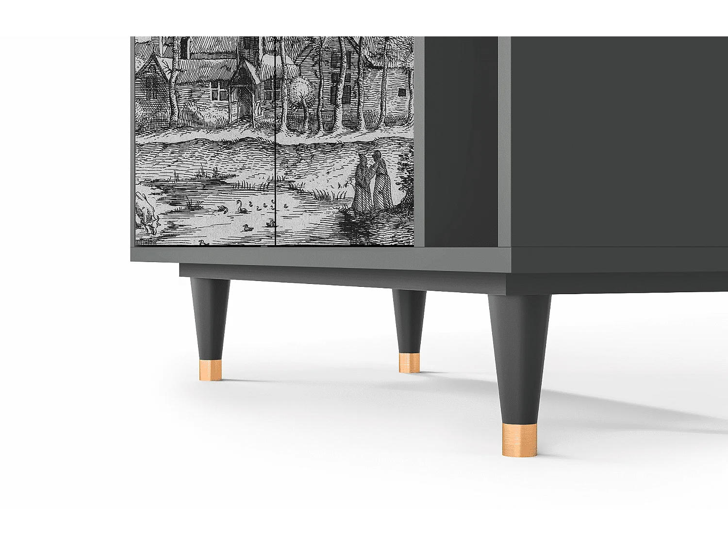 Buffet - 96х110х41 cm - BS6 - A Pond, Anthracite