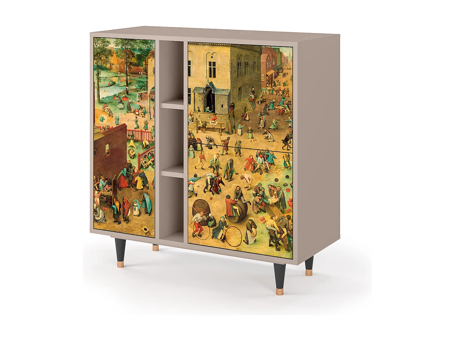 Buffet - 94х96х41 cm - BS5 - Children Games, Latte