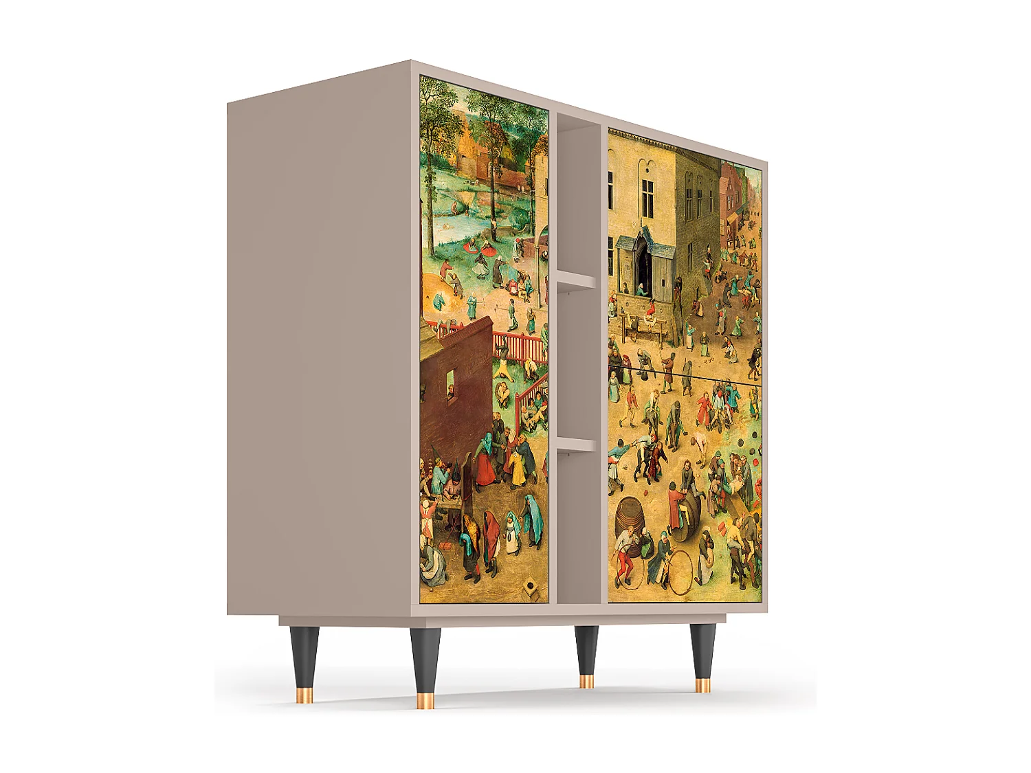 Buffet - 94х96х41 cm - BS5 - Children Games, Latte