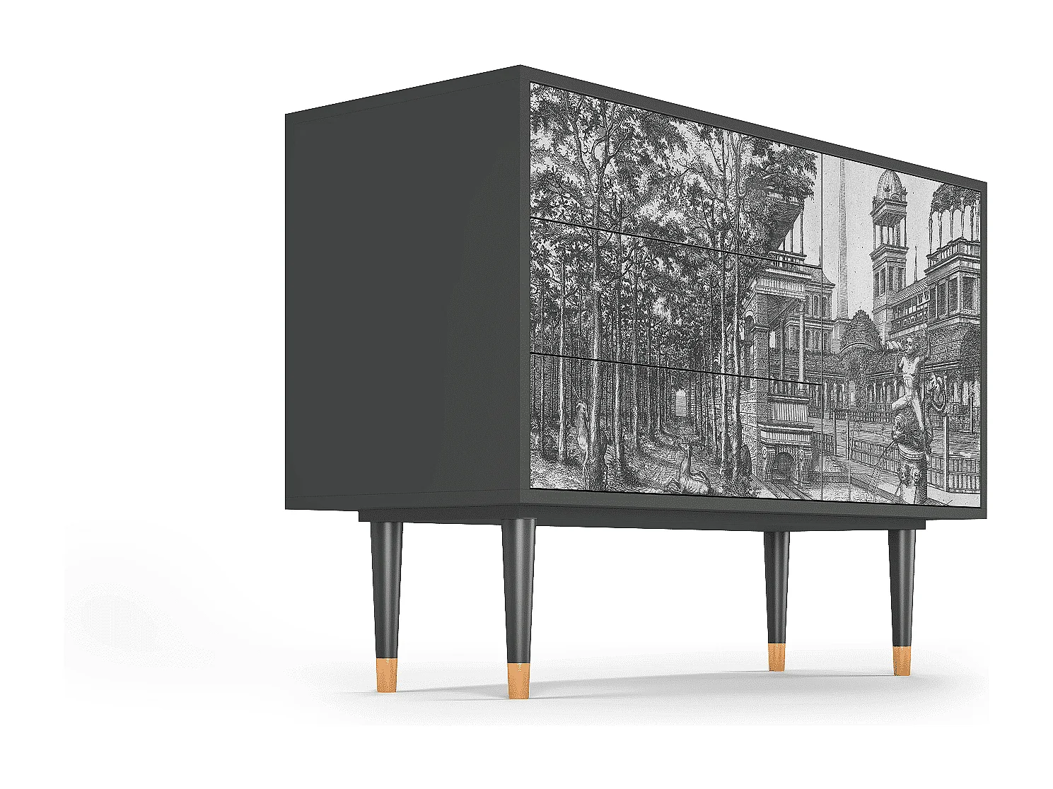 Credenza - 115х84х41 cm - S3 - La Tristesse du Roi, Antracite