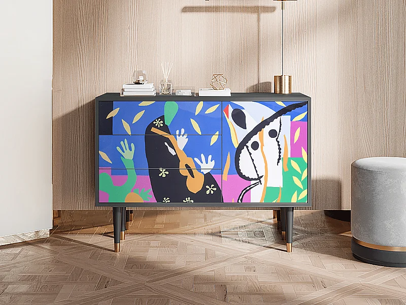 Aparador - 115х84х41 cm - S3 - La Tristesse du Roi, Antracite