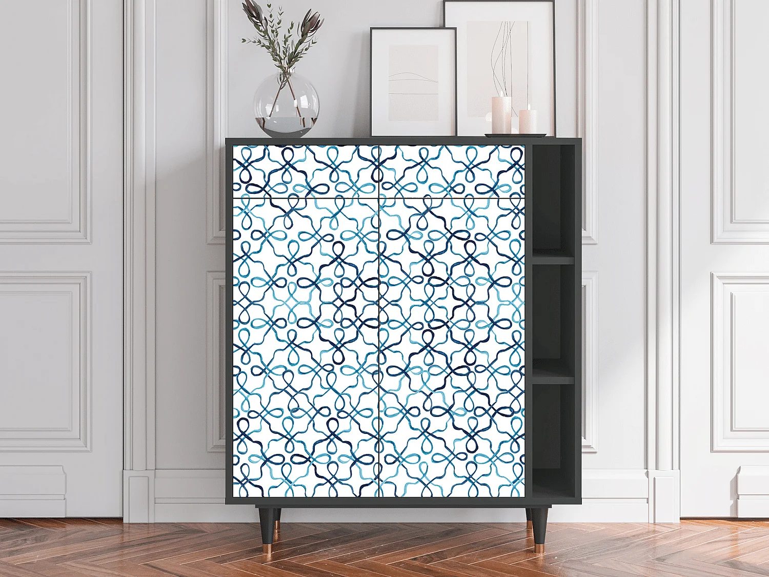 Credenza - 96х110х41 cm - BS6 - Marine Strings, Antracite