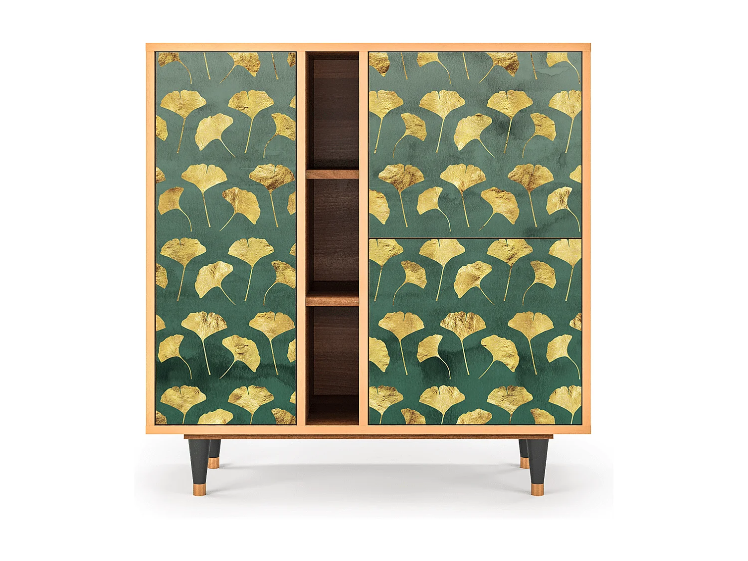 Buffet - 94х96х41 cm - BS5 - Gingko leaves, Noyer