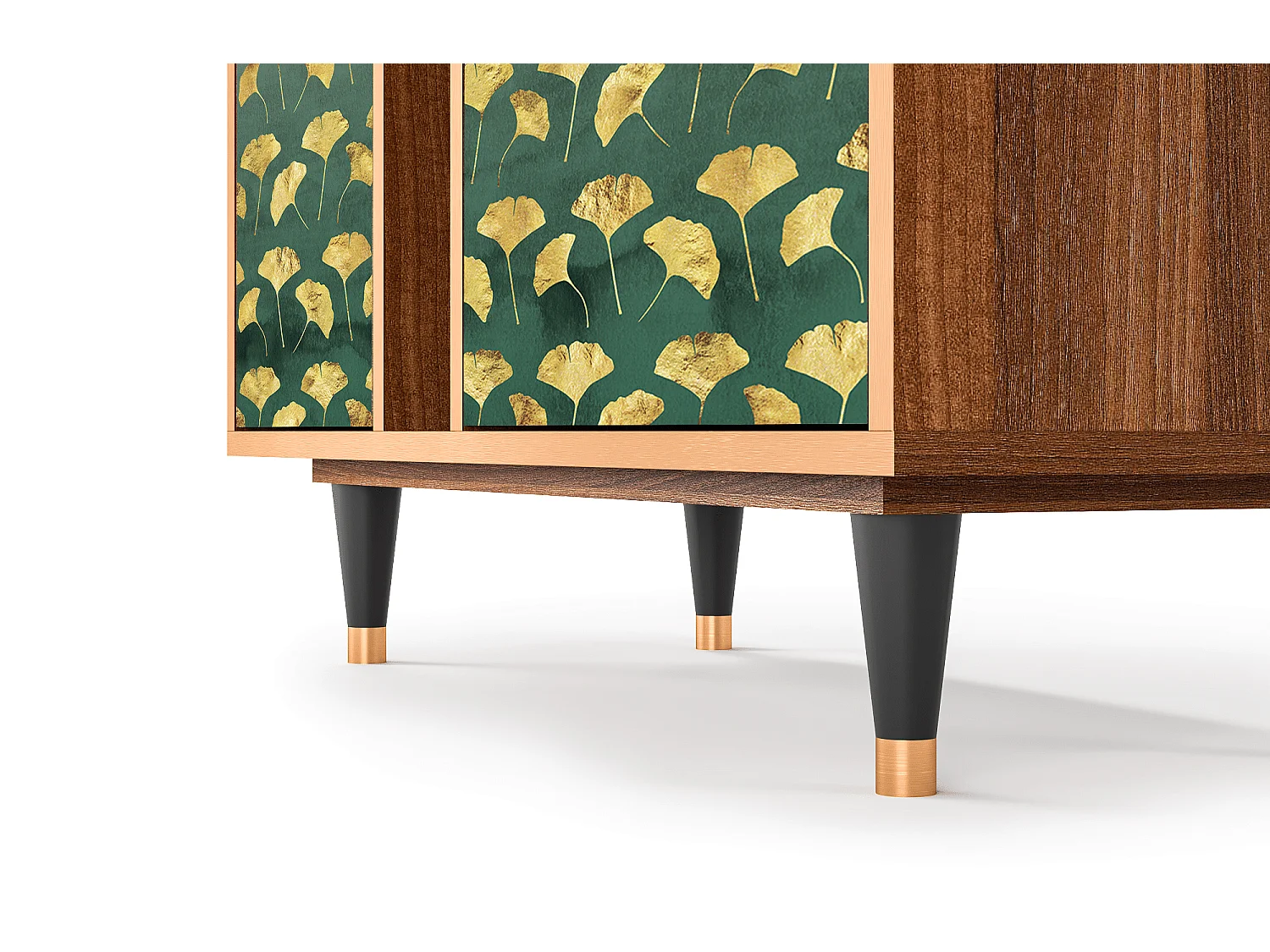 Sideboard - 94х96х41 cm - BS5 - Gingko leaves, Walnuss