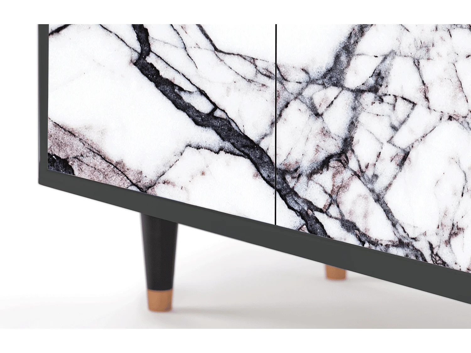 Buffet - 94x96x48 cm - BS3 - Raven Marble, Anthracite