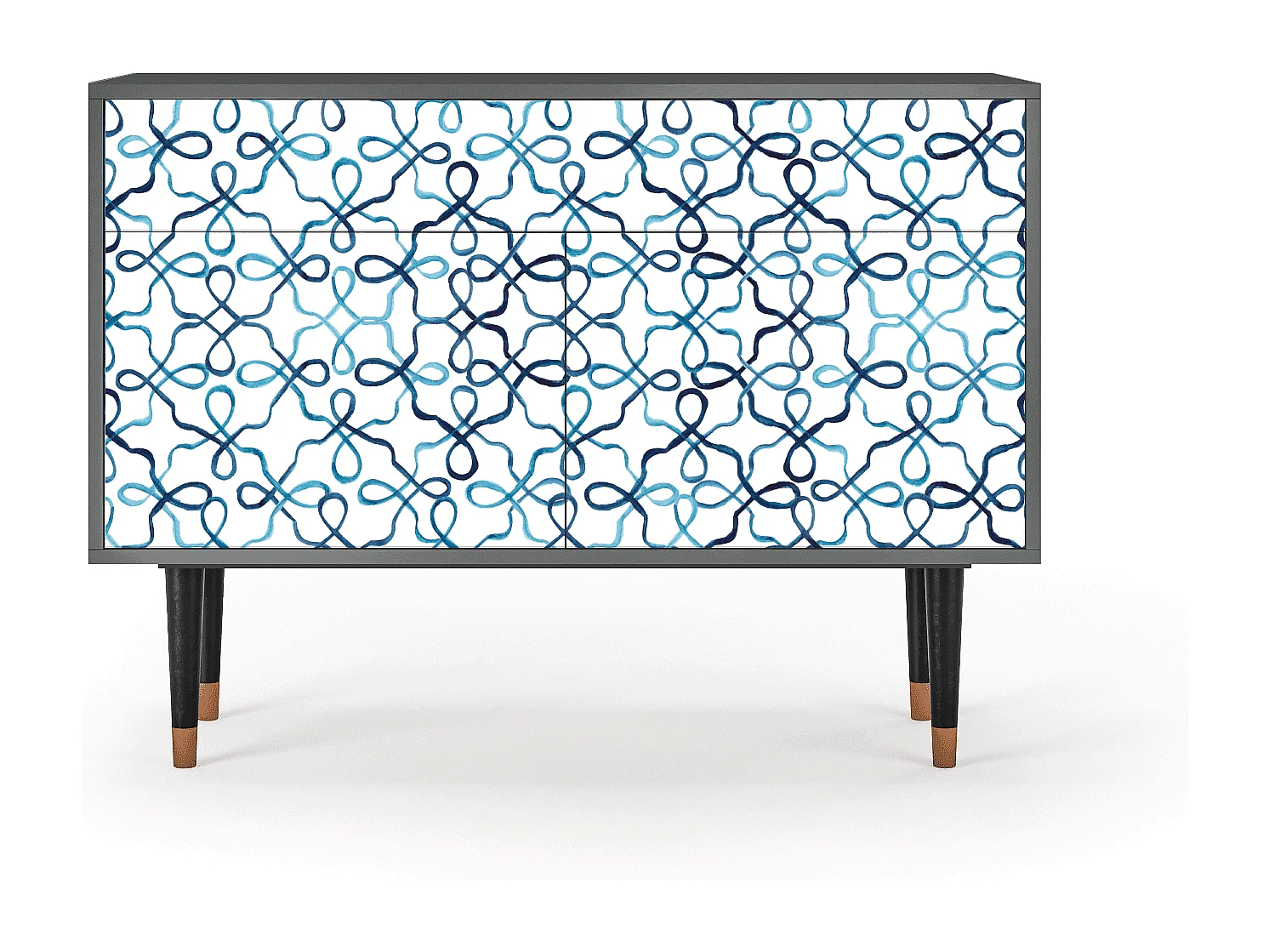 Dressoir - 115x85x48 cm - BS4 - Marine Strings, Antraciet