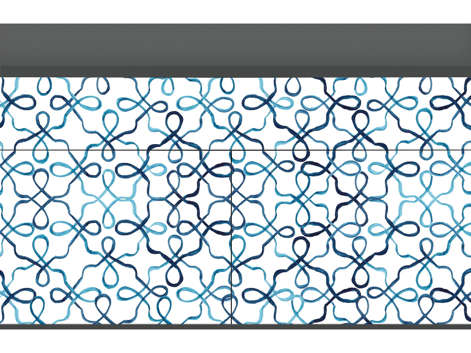 Dressoir - 115x85x48 cm - BS4 - Marine Strings, Antraciet