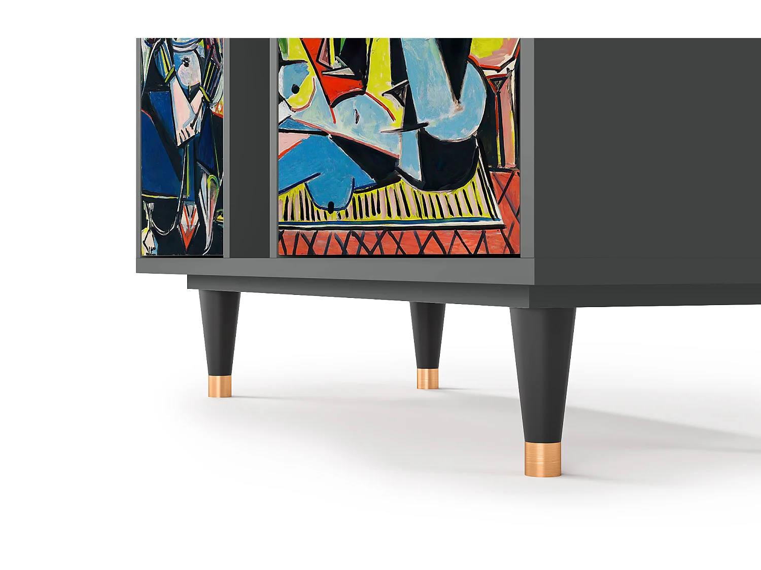 Kredens - 94х96х41 cm - BS5 - Women of Algiers, Antracyt