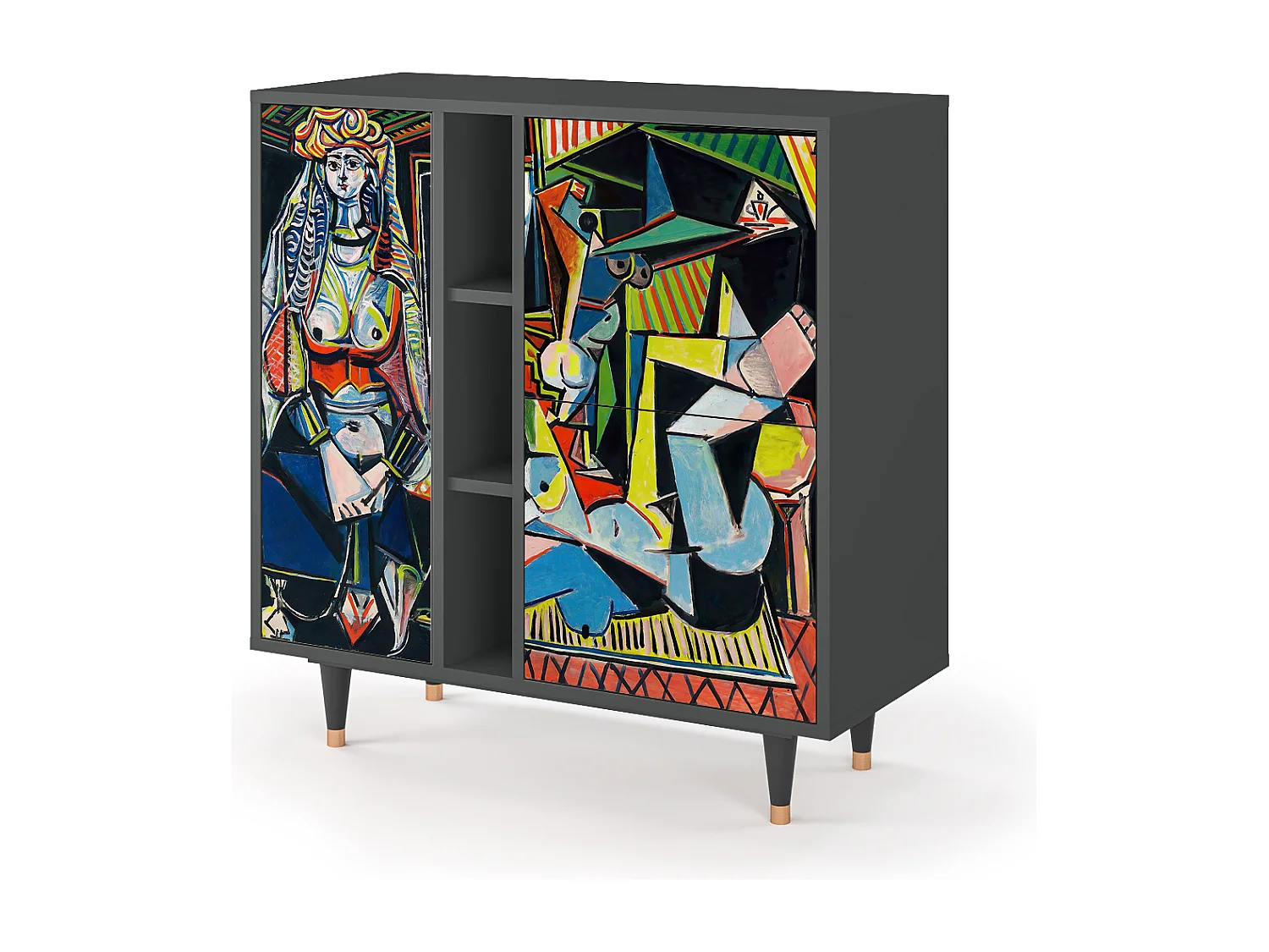 Buffet - 94х96х41 cm - BS5 - Women of Algiers, Anthracite