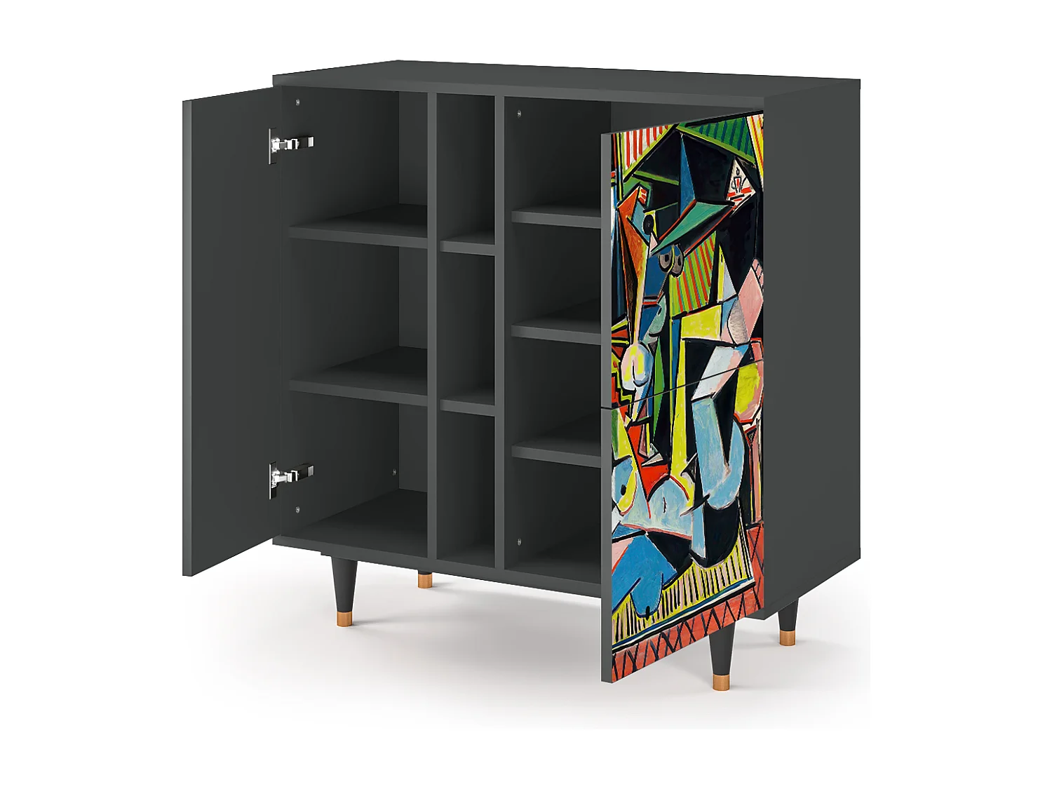 Buffet - 94х96х41 cm - BS5 - Women of Algiers, Anthracite