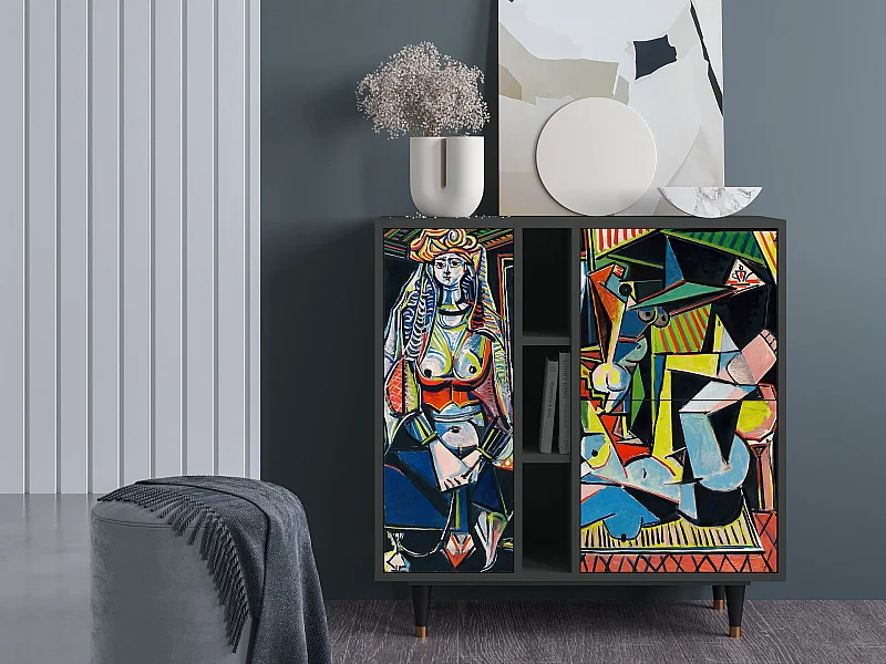 Sideboard - 94х96х41 cm - BS5 - Women of Algiers, Anthrazit