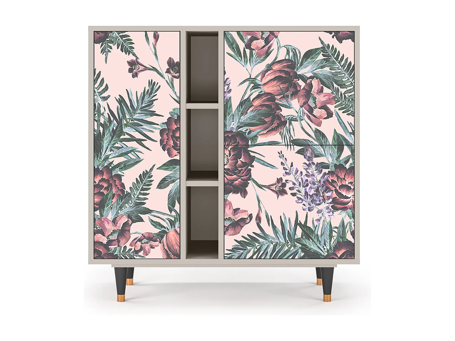 Dressoir - 94х96х41 cm - BS5 - Peach Peonies, Zand