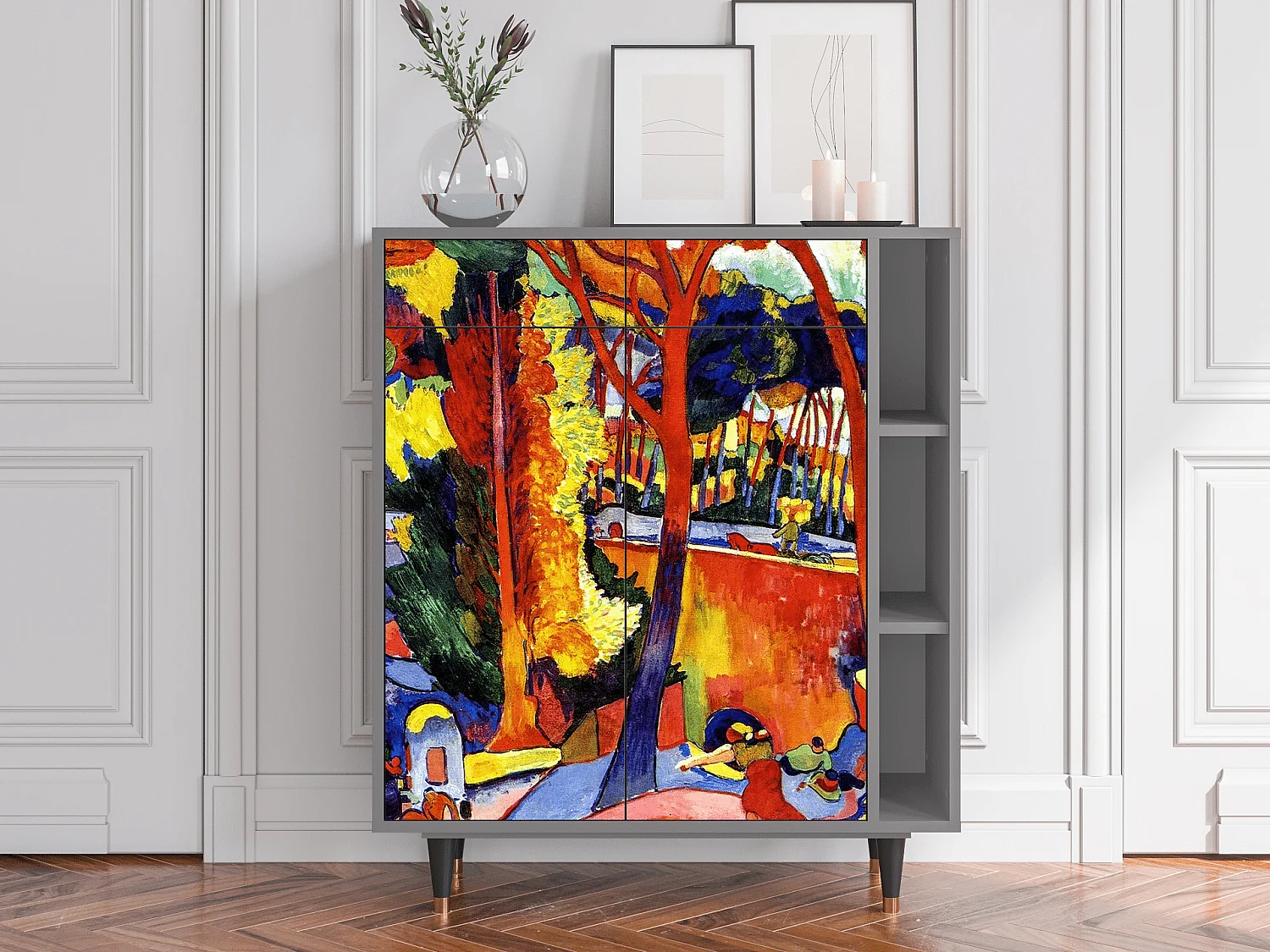 Buffet - 96х110х41 cm - BS6 - The Turning Road, Gris