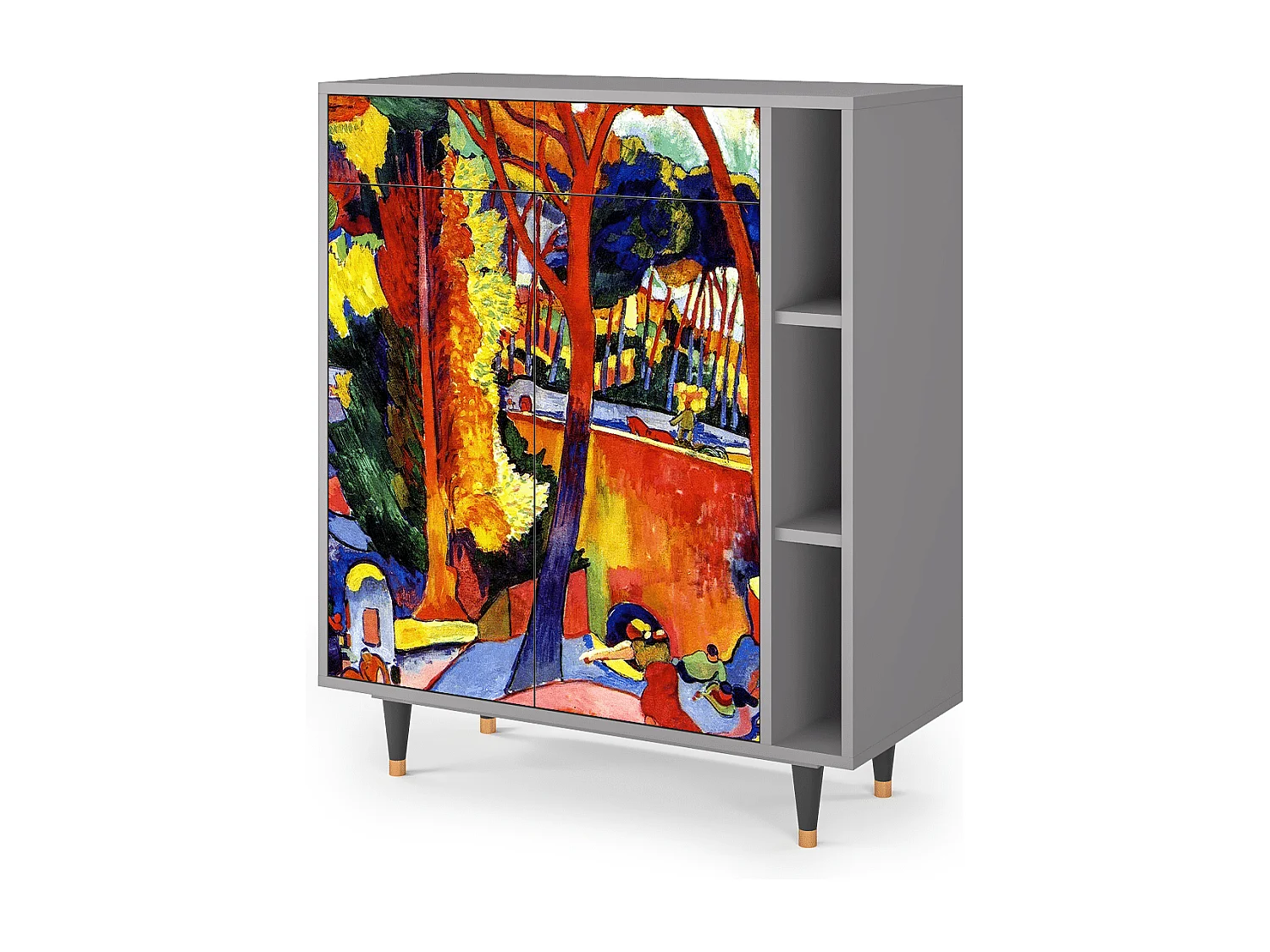 Buffet - 96х110х41 cm - BS6 - The Turning Road, Gris