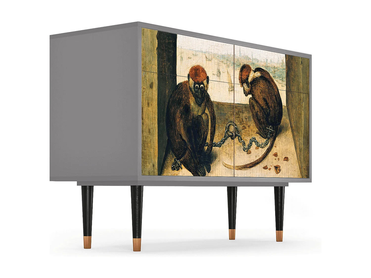 Aparador - 115x85x48 cm - BS4 - Two Monkeys, Cinza
