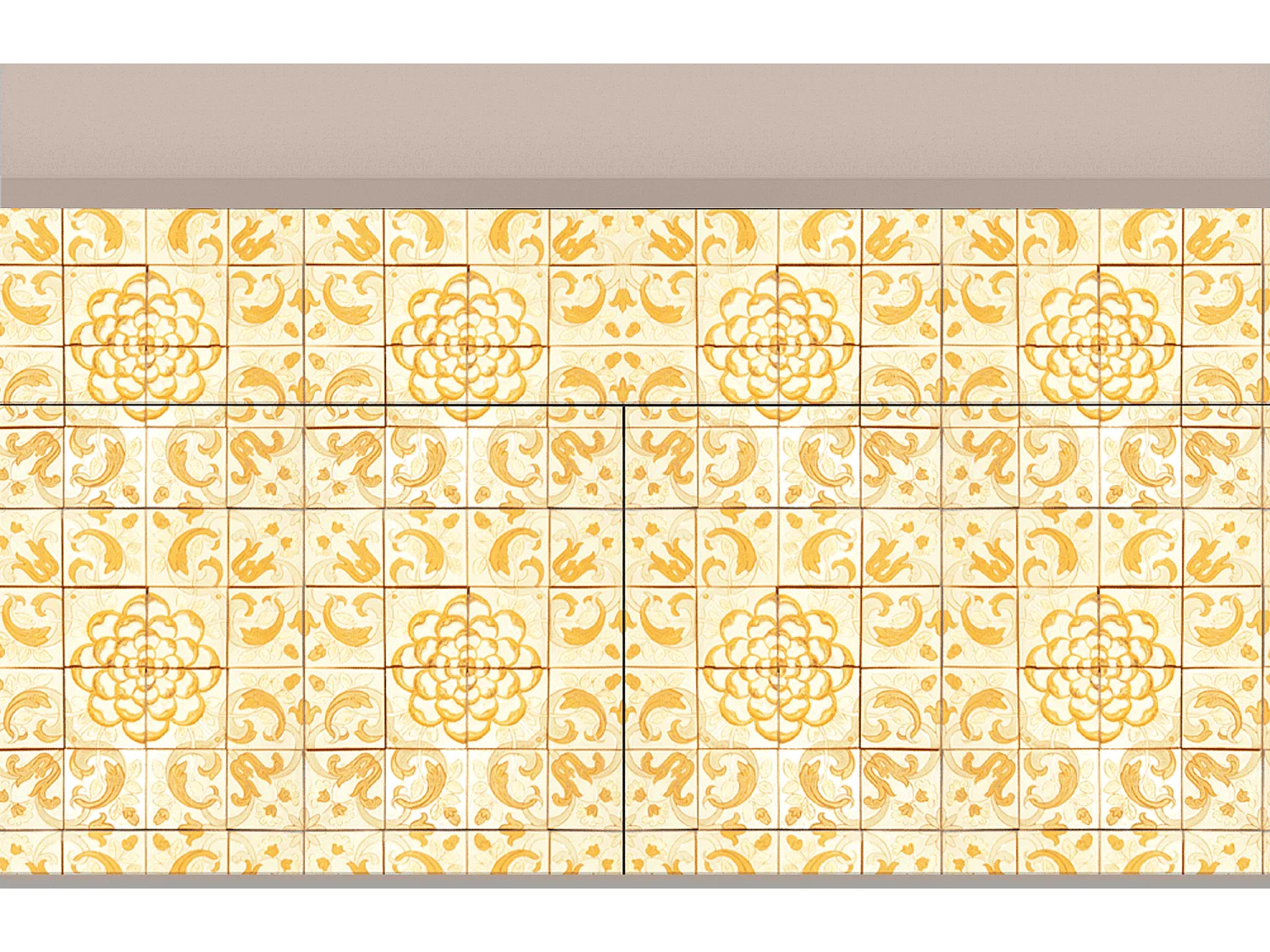 Buffet - 115x85x48 cm - BS4 - Sunshiny Tile, Latte