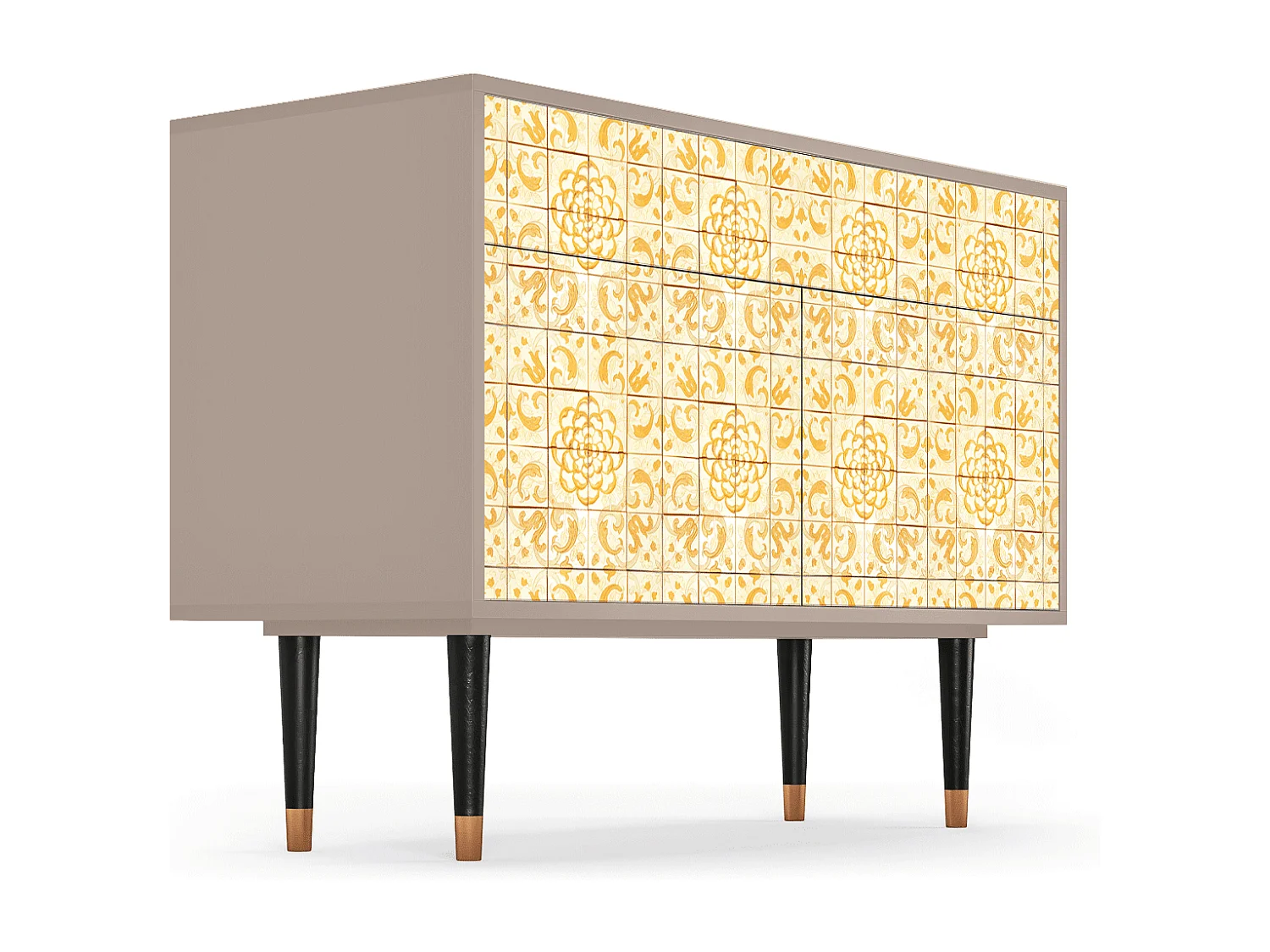 Buffet - 115x85x48 cm - BS4 - Sunshiny Tile, Latte