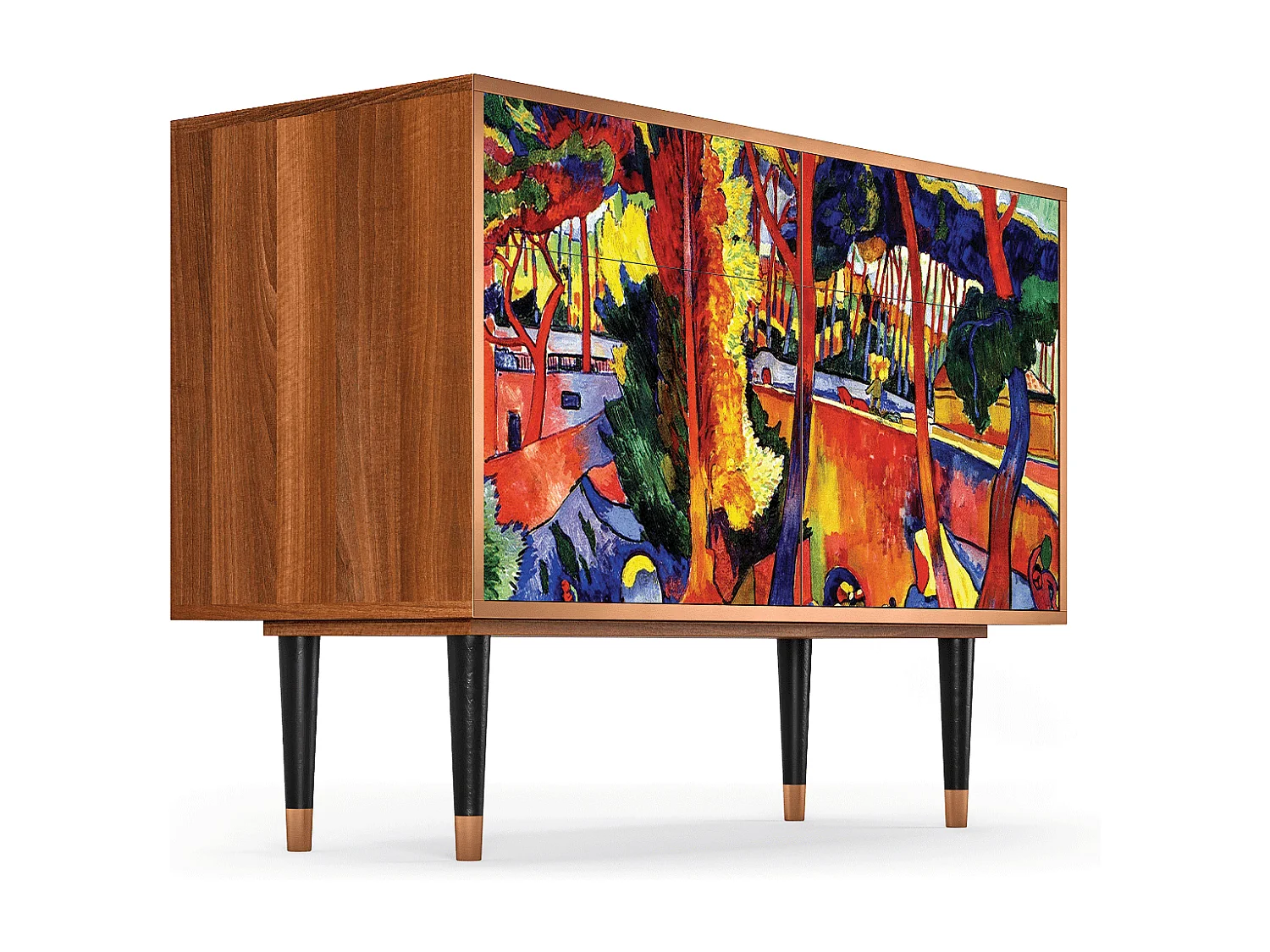 Credenza - 115x85x48 cm - BS4 - The Turning Road, Noce