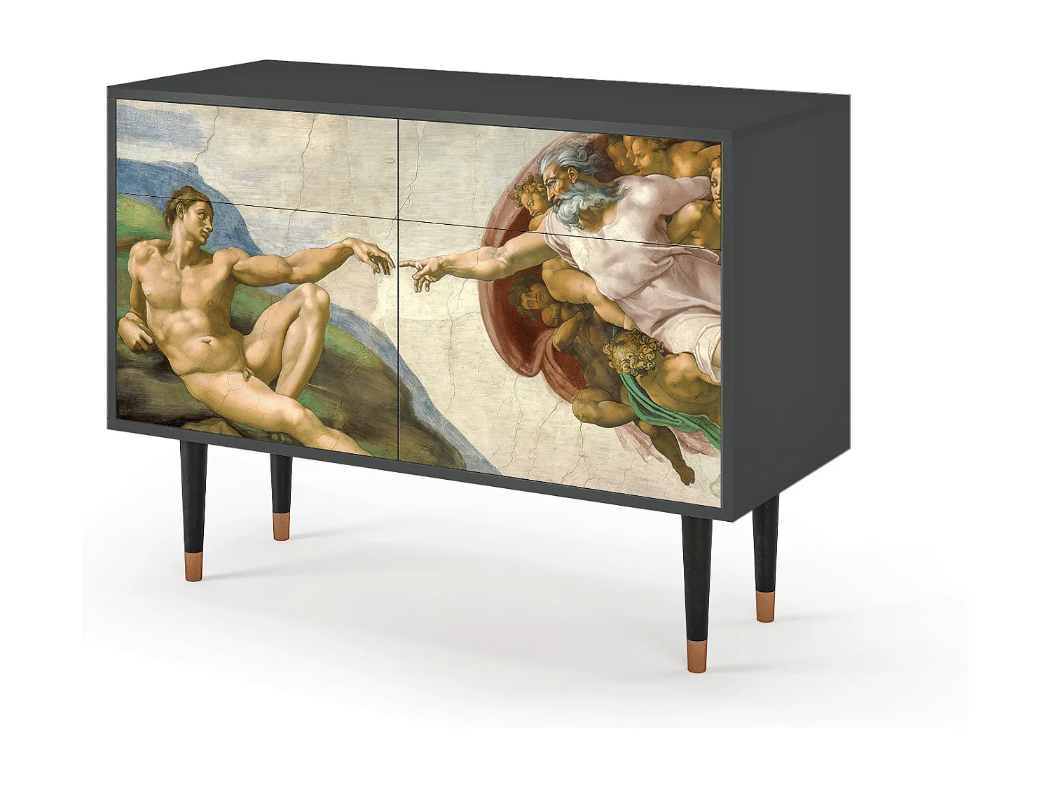 Aparador - 115x85x48 cm - BS4 - The Creation of Adam, Antracita