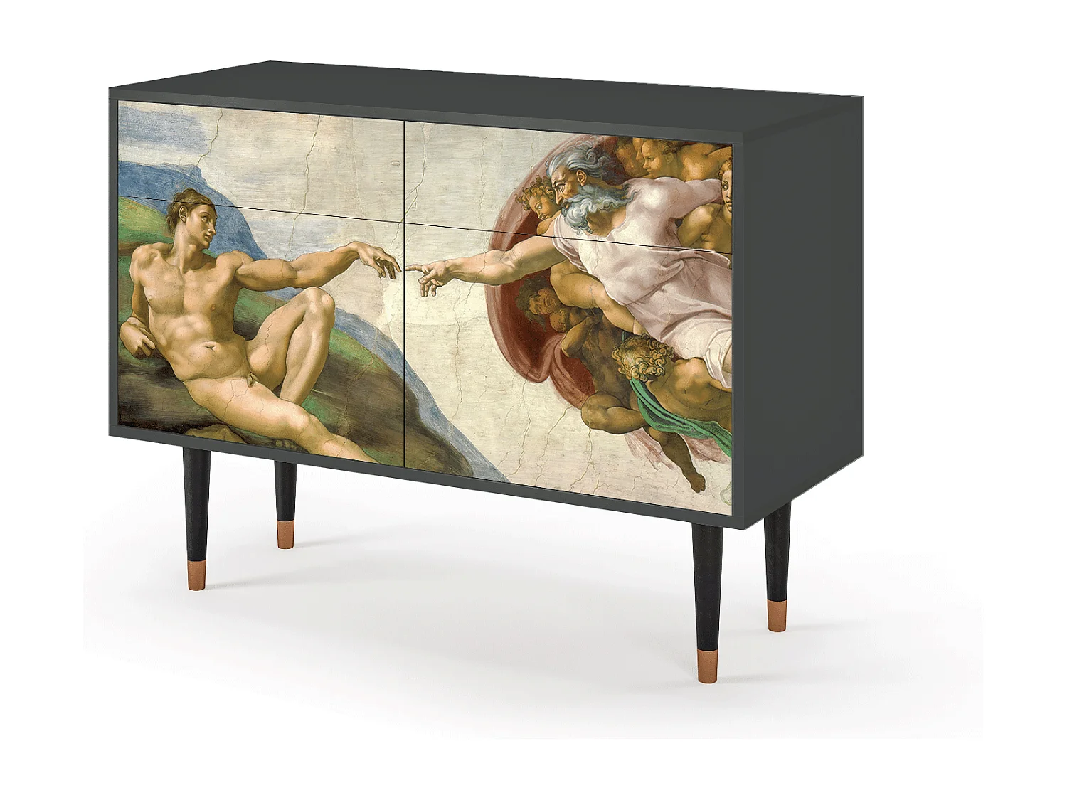 Buffet - 115x85x48 cm - BS4 - The Creation of Adam, Anthracite