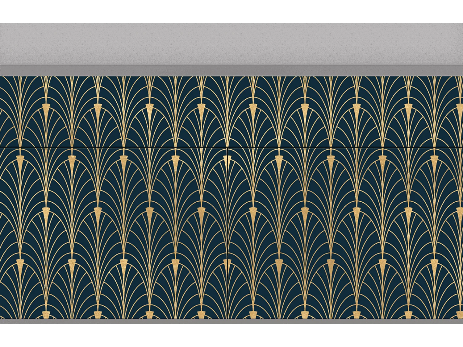 Buffet - 115x85x48 cm - BS4 - Flower of the Nile, Gris