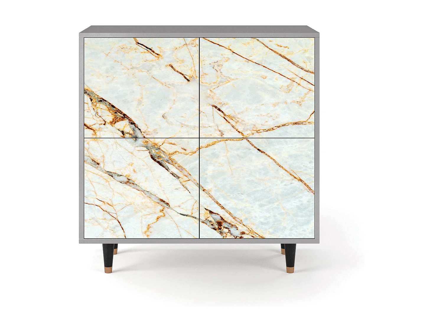 Aparador - 94x96x48 cm - BS3 - Areiay Marble, Cinza