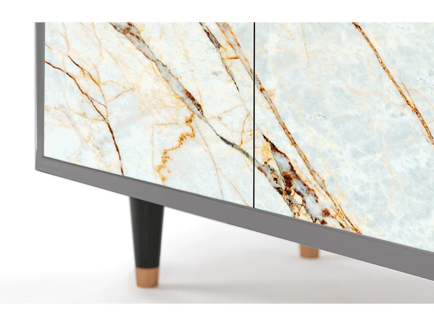 Aparador - 94x96x48 cm - BS3 - Areiay Marble, Cinza