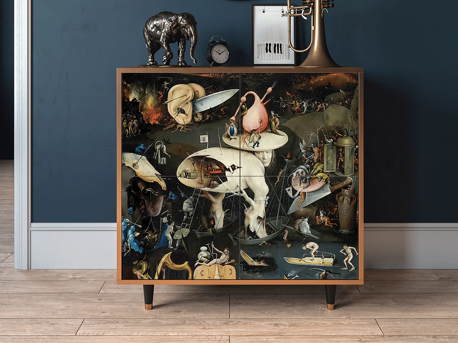 Credenza - 94x96x48 cm - BS3 - The Garden 2, Noce