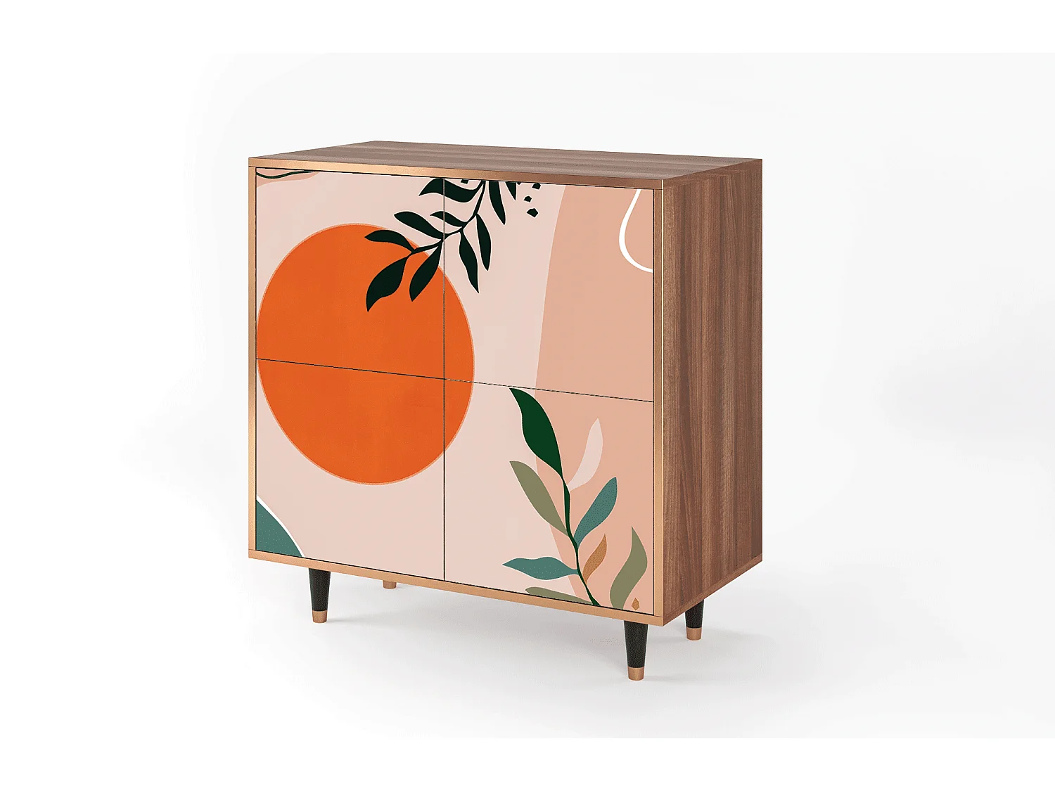 Credenza - 94x96x48 cm - BS3 - Artwork, Noce
